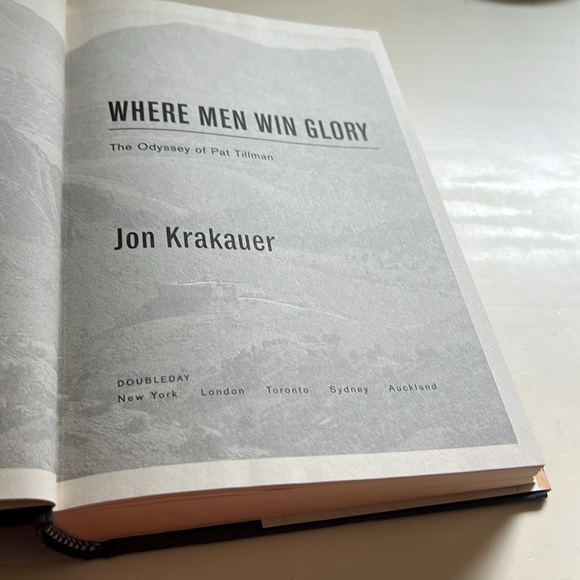 Where Men Win Glory: The Odyssey of Pat Tillman by Jon Krakauer - Picture 3 of 6